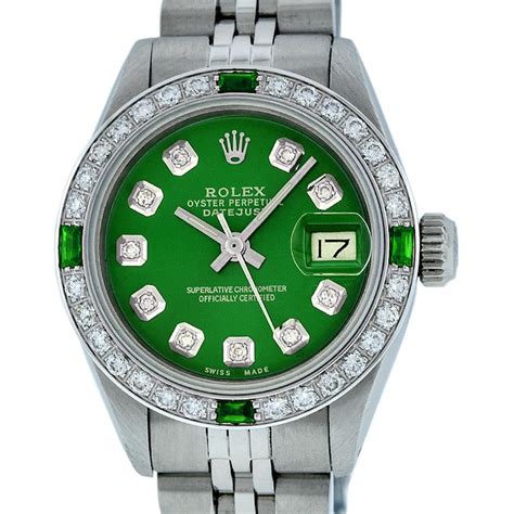 emerald green rolex women's|new Rolex watches for women.